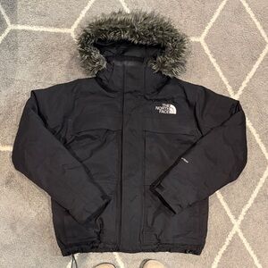 The North Face Black Parka with Faux